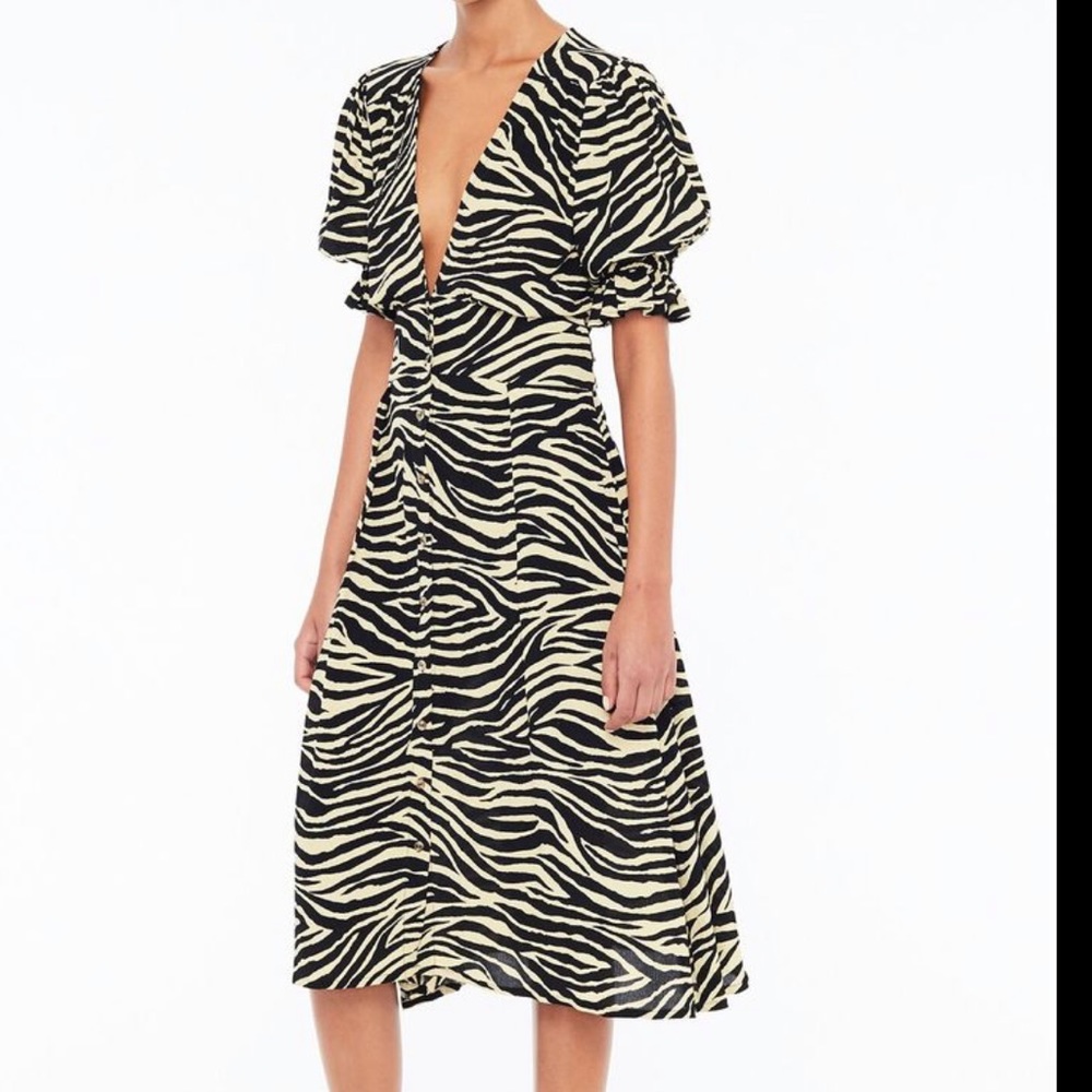 Faithfull Rafa Zebra Dress